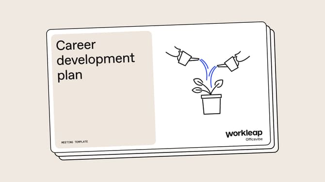 Career Development Plan template