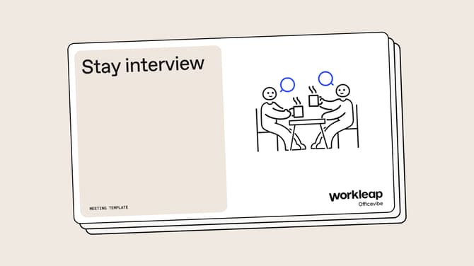 Stay Interview Meeting template