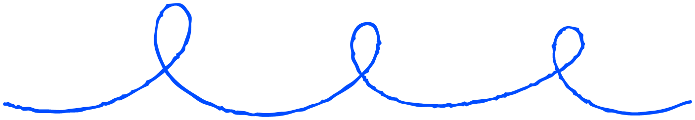 blue squiggle line